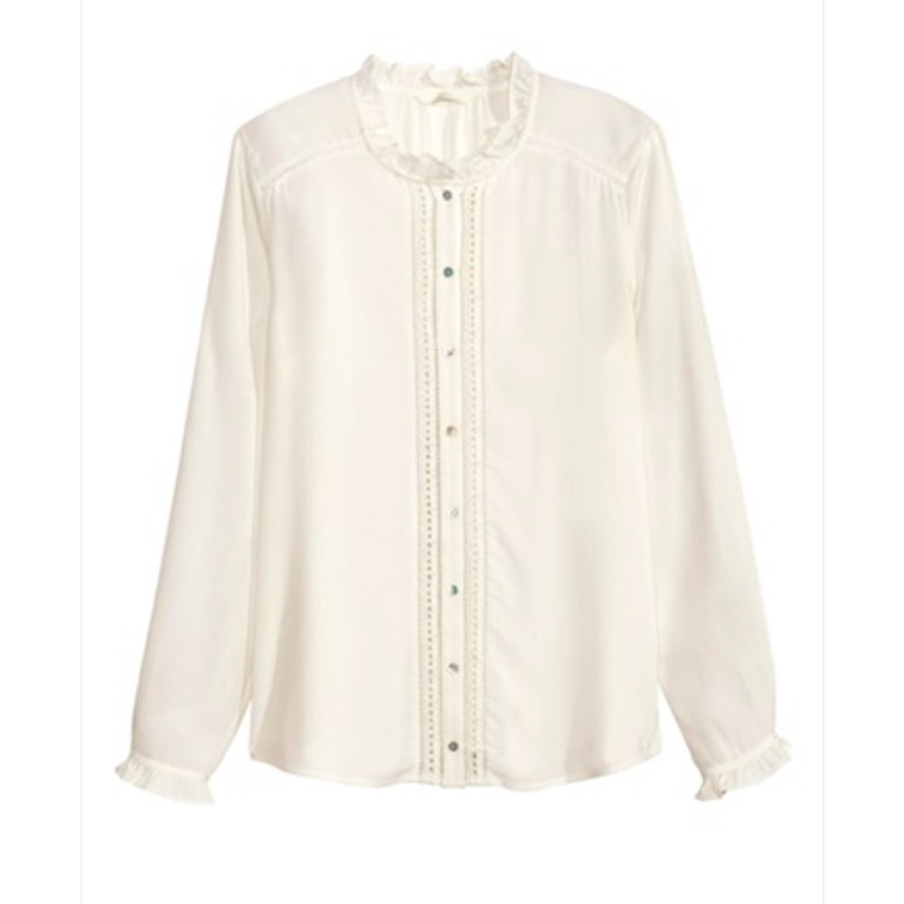 Shirt with Eyelet Embroidery - Picture 3 of 4